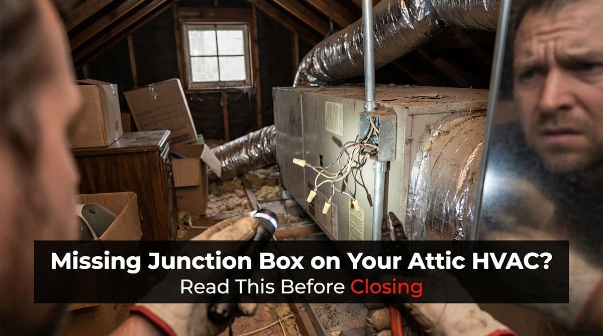 Missing Junction Box on Your Attic HVAC? Read This Before Closing image