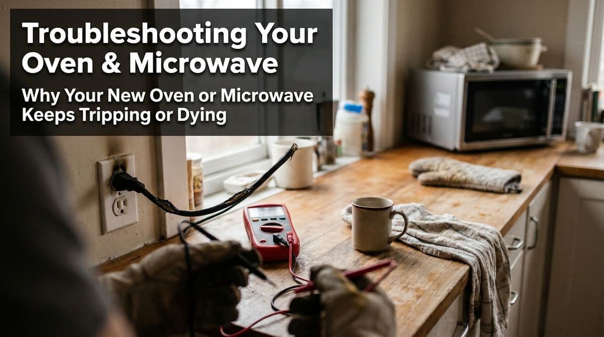 Why Your New Oven or Microwave Keeps Tripping or Dying image