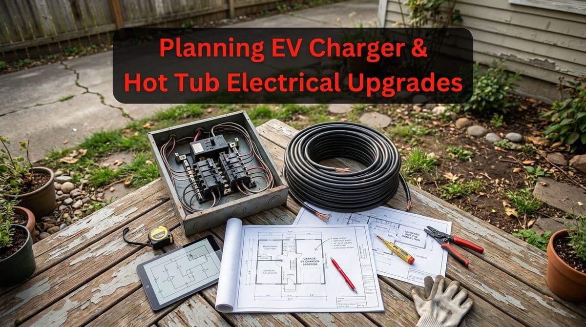 Planning EV Charger & Hot Tub Electrical Upgrades image